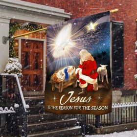 Jesus Is The Reason For The Season Flag LNT741F