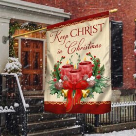 Jesus Christmas Keep Christ in Christmas Flag MLN645F
