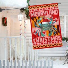 Maryland Merryland Christmas Flag Christmas Merry LNT809F