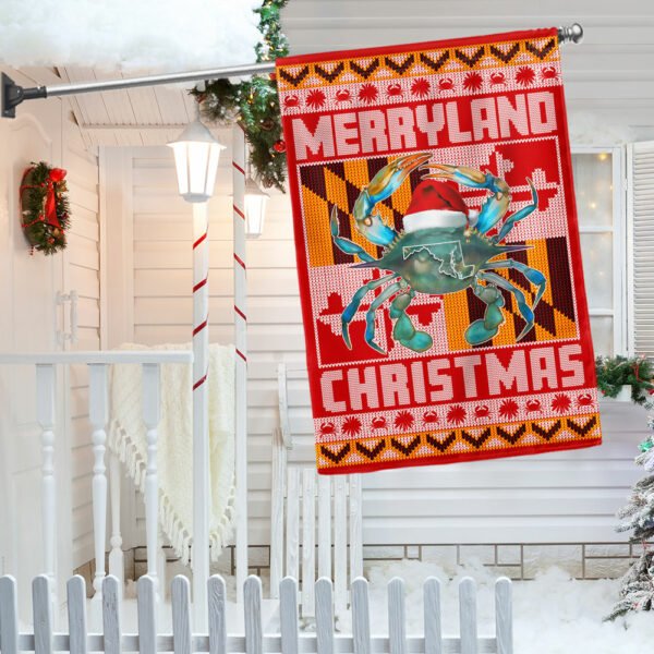 Maryland Merryland Christmas Flag Christmas Merry LNT809F