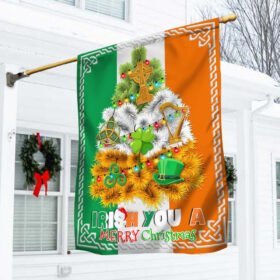 Irish Christmas Tree Irish You A Merry Christmas Ireland Flag MLN769F