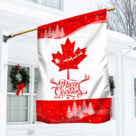 Merry Christmas Canada Flag BNN686F