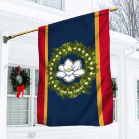 Mississippi Christmas Flag The Magnolia State BNN695F