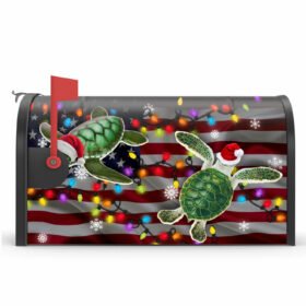 Turtle Christmas Garden Flag & Mailbox Cover Merry Christmas  LNT672MF