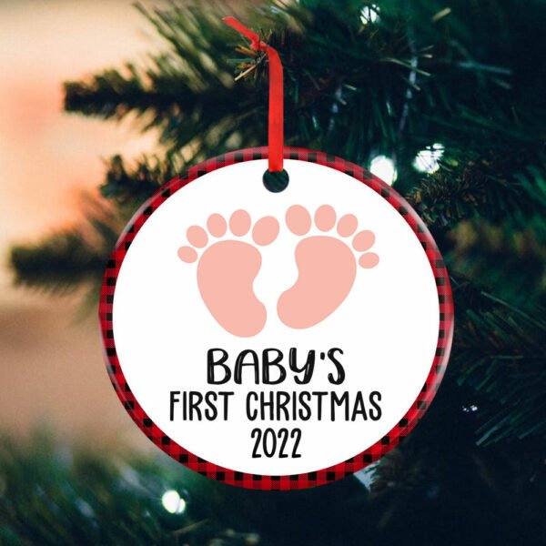 Baby's First Christmas Ceramic Ornament BNN569O