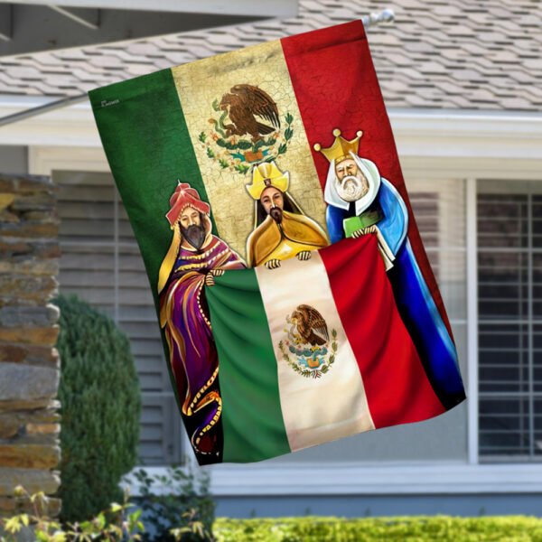Three Kings Day Mexico Flag Three Wise Men Honor Flag MLN802F