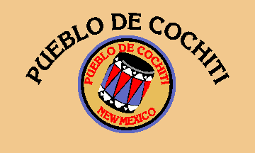Cochiti Pueblo tribal flag