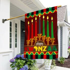 Happy Kwanzaa African Flag BNN750F