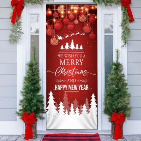 We Wish You a Merry Christmas and Happy New Year Door Cover BNN706D