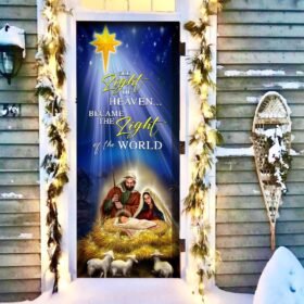 Jesus Christ, The Light Of The World, Jesus Christmas Door Cover TPT474D
