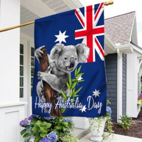 Australia Day Koala Aussie Flag TQN796F