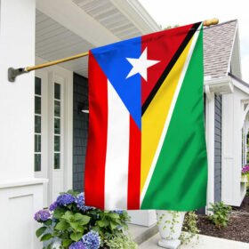Puerto Rico and Guyana Flag TQN870F
