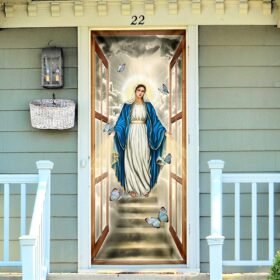 Mother Mary, Blessed Virgin Mary Door Cover TPT575D