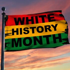 White History Month Grommet Flag QNK1037GFv1