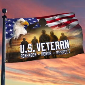 US Veteran American Memorial Grommet Flag TPT598GF
