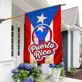 Baseball Puerto Rico Flag TQN1034F