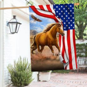 Patriot Horse American Flag MLN1127F