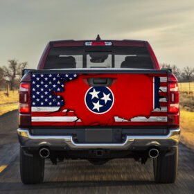 Tennessee American Truck Tailgate Decal Sticker Wrap MLN262TD