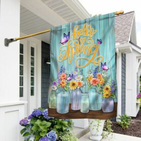 Hello Spring, Welcome Spring Flag TPT644F