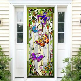 Butterfly Welcome Door Cover MLN1145D