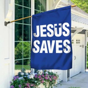 Jesus Flag Jesus Saves Christian Flag QTR344F