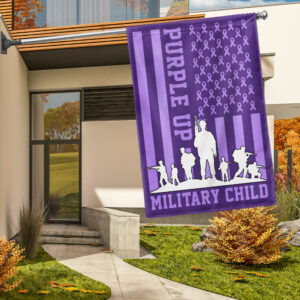 Purple Up Military Child Flag TQN1128F