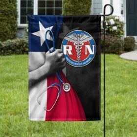 Nurse RN Texas Flag TQN1124F