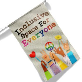 Inclusion Hippie Support LGBT Inclusive Space For Everyone Flag MLN1281F