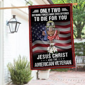 Veteran Owe To Jesus Christ and the American Veteran Flag MLN1194F