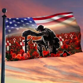 U.S. Veteran Remembrance Memorial Day Grommet Flag TPT759GF