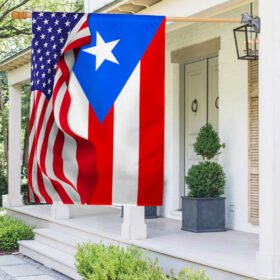 Puerto Rican American Flag Puerto Rico USA TQN1041Fv1