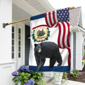 West Virginia Black Bear Flag MLN1141Fv22