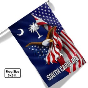 South Carolina Eagle Flag MLN1232F