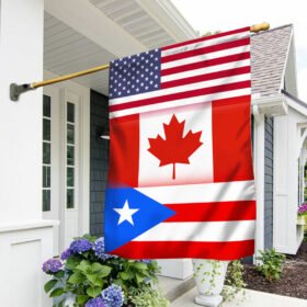 The United States Of America, Canada and Puerto Rico Flag TPT703F