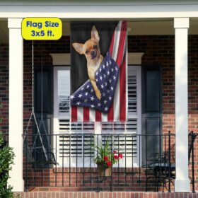 Chihuahua Dog American Flag TQN1136F