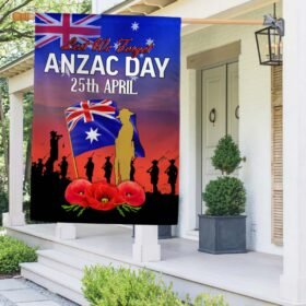 Anzac Day Australia Lest We Forget 25 April Australian Flag MLN1188F