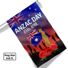 Anzac Day Australia Lest We Forget 25 April Australian Flag MLN1188F