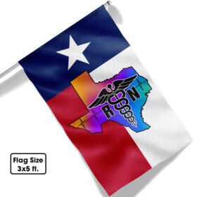 Nurse Texas Flag Registered Nurse RN TQN1123F