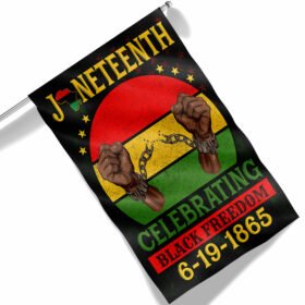 Juneteenth Celebrating Black Freedom Flag MLN1405F