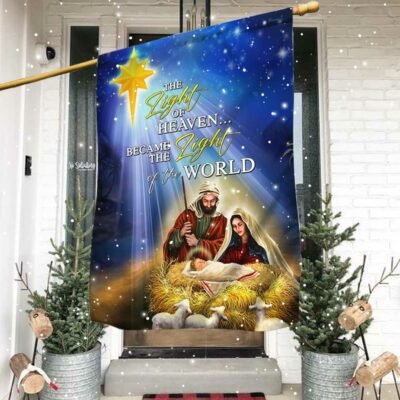 Jesus Christ, The Light Of The World, Jesus Christmas Flag TPT474F