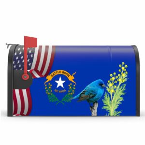 Nevada State Mtn.Bluebird and Sagebrush Mailbox Cover MLN1141MBv31