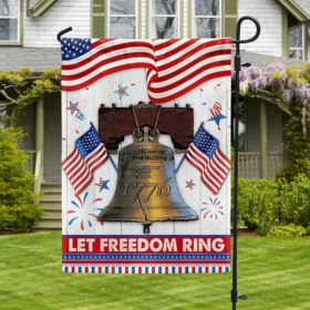 Let Freedom Ring Independence Day Liberty Bell Flag MLN1487F