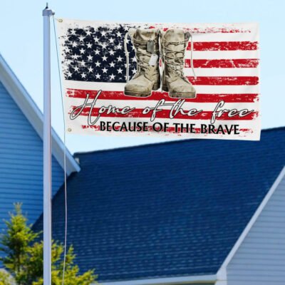 Veterans Day Grommet Flag Home Of The Free Because Of The Brave 