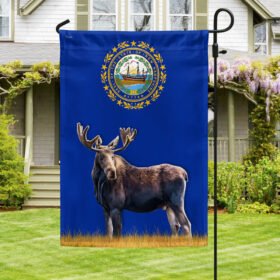 New Hampshire Moose Flag MLN1567F