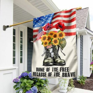 Memorial Day Happy 4th Of July, Home Of The Free American Flag TPT954F