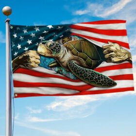 Turtle American Grommet Flag LHA1962GF