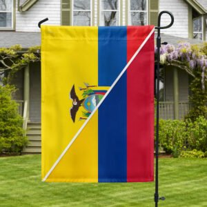 Ecuador and Colombia Flag TPT952F