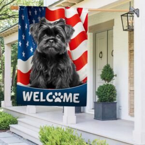 Affenpinscher Dog 4th Of July American Flag TQN1226Fv4