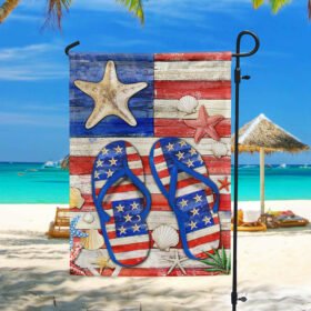 Flip Flop Summer Beach US Flag MLN1592F