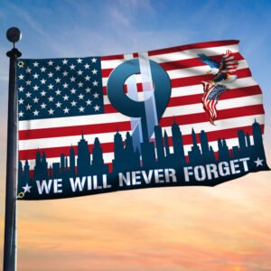 Memorial Day Never Forget 911 Flag September 11 Memorial American Flag TPT985GF